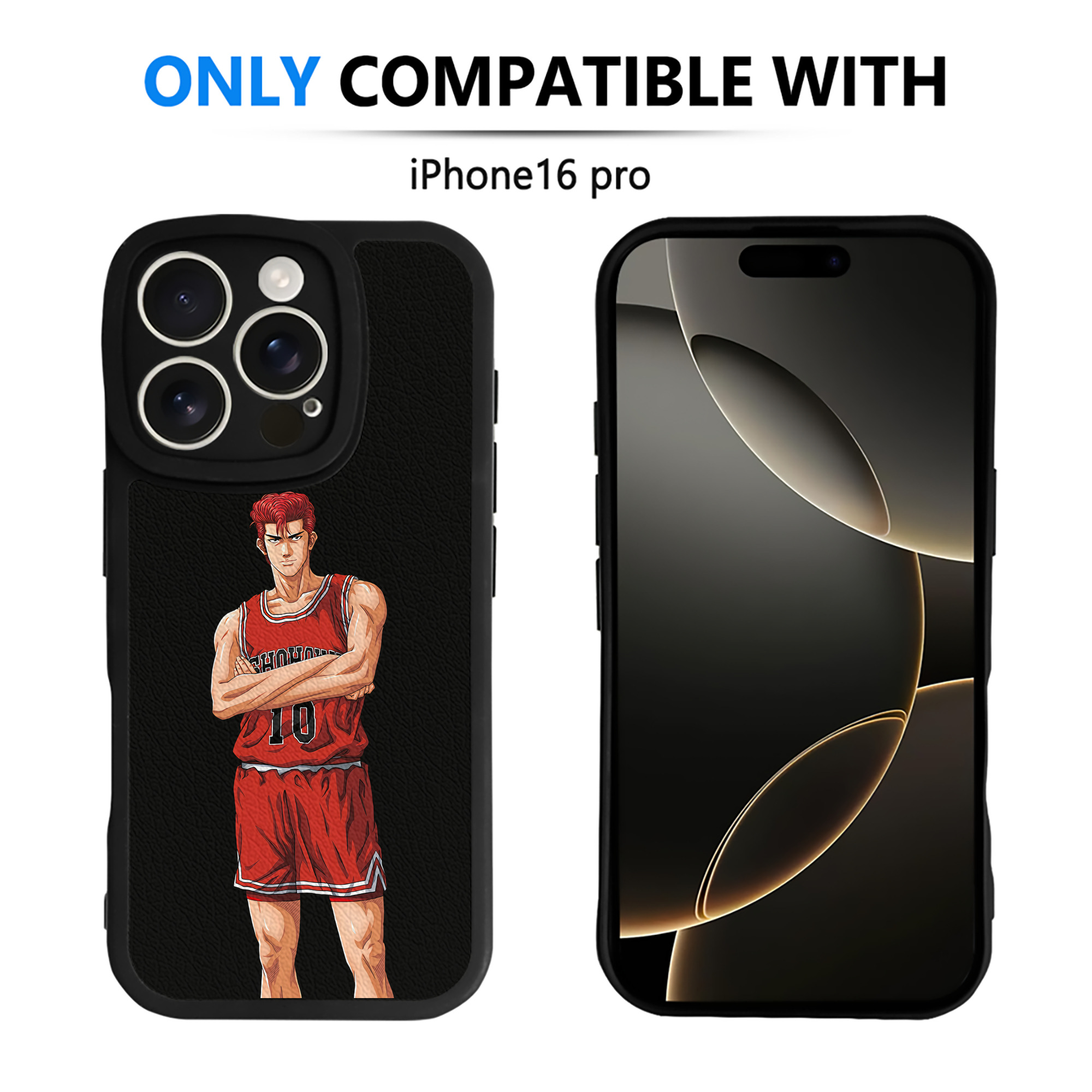 （画像用） SLAM DUNK／スラムダンク 【iPhone 16シリーズ対応】シリコンスマホケース（レザー調） 材質：シリコン